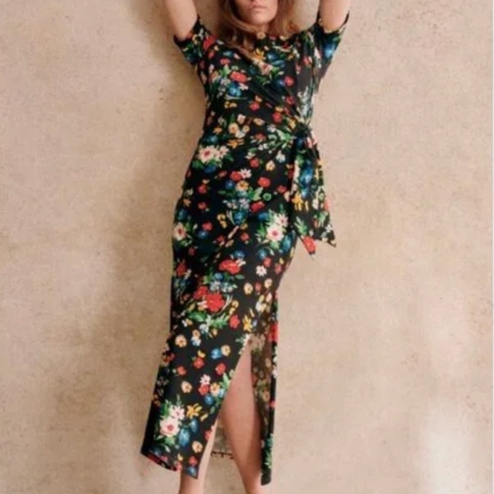 Sezane Pippa Dress Multicoloured Flowers